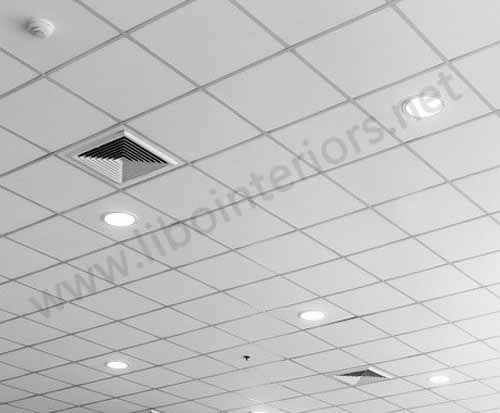 Fibre shop false ceiling